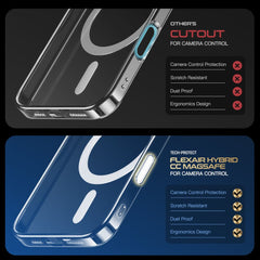 KRYT TECH-PROTECT FLEXAIR HYBRID CC MAGSAFE IPHONE 16 PRO MAX CLEAR