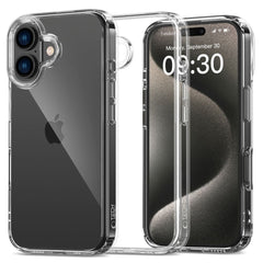KRYT NA IPHONE 16 TECH-PROTECT FLEXAIR HYBRID CLEAR