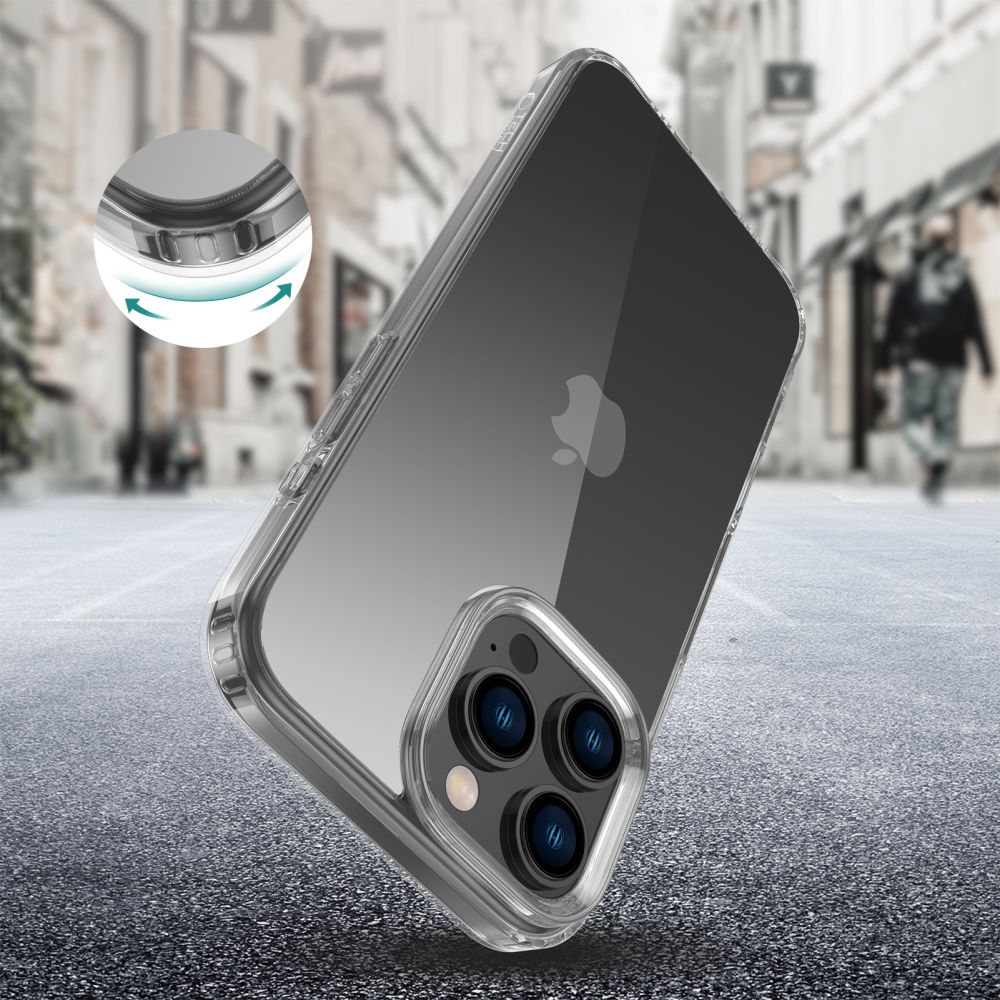 KRYT NA  IPHONE 16 PRO MAX TECH-PROTECT FLEXAIR HYBRID CLEAR
