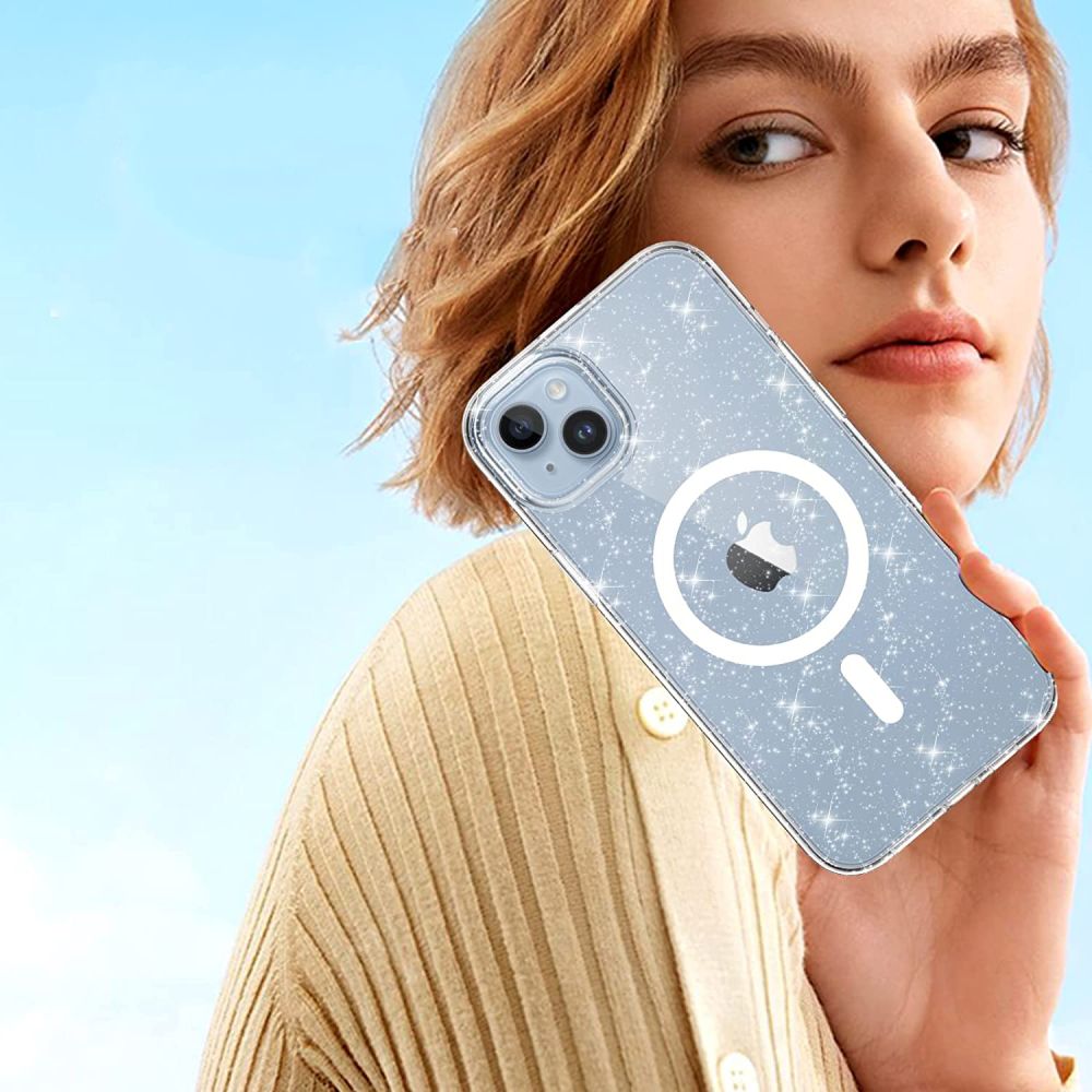 KRYT NA IPHONE 13 / 14 MAGSAFE HEYCASE AIR DEFENSE GLITTER