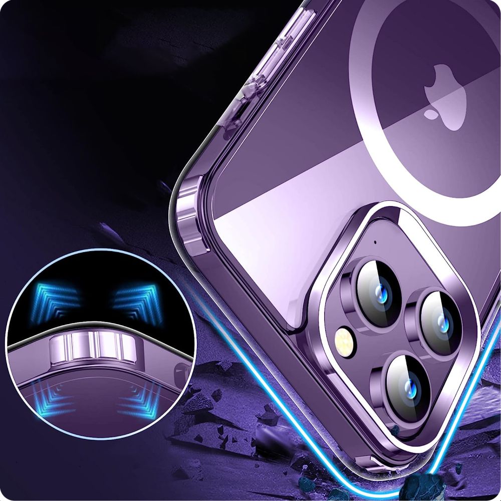 KRYT NA IPHONE 15 PRO MAX MAGSAFE HEYCASE AIR DEFENSE CLEAR