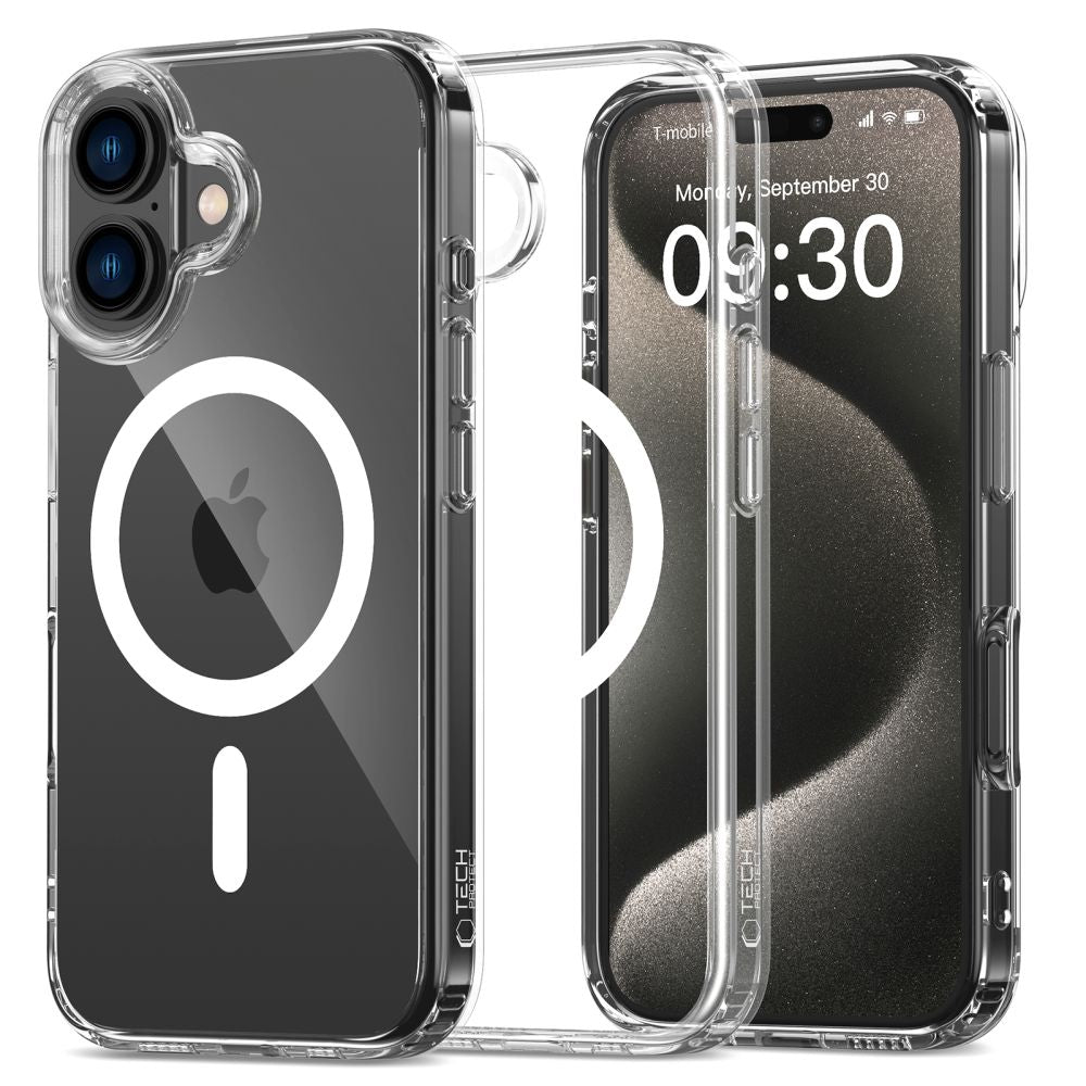 KRYT NA IPHONE 16 PLUS TECH-PROTECT FLEXAIR HYBRID MAGSAFE CLEAR