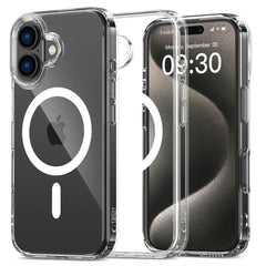 KRYT NA IPHONE 16 PLUS TECH-PROTECT FLEXAIR HYBRID MAGSAFE CLEAR