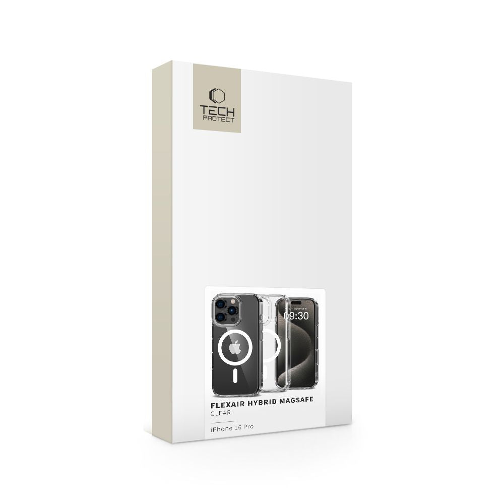  ZA IPHONE 16 PRO TECH-PROTECT FLEXAIR HYBRID MAGSAFE PROZIRNA