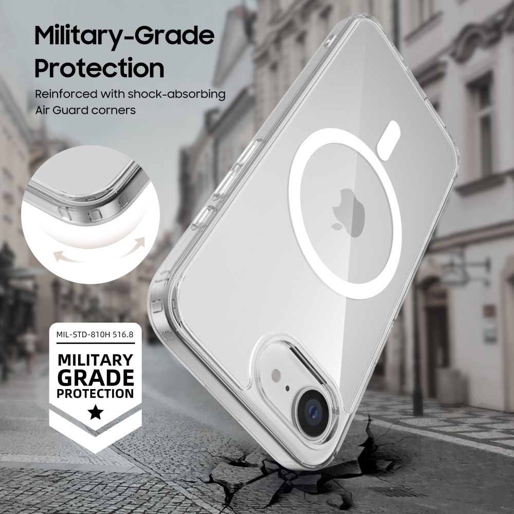 KRYT TECH-PROTECT FLEXAIR HYBRID MAGSAFE IPHONE 16E CLEAR