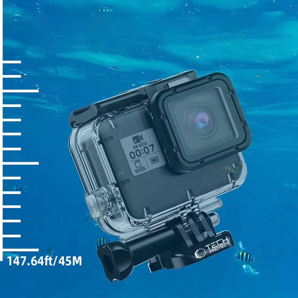 TECH-PROTECT GA200 VODONEPROPUSNA  GOPRO HERO 5 / 6 / 7 PROZIRNA
