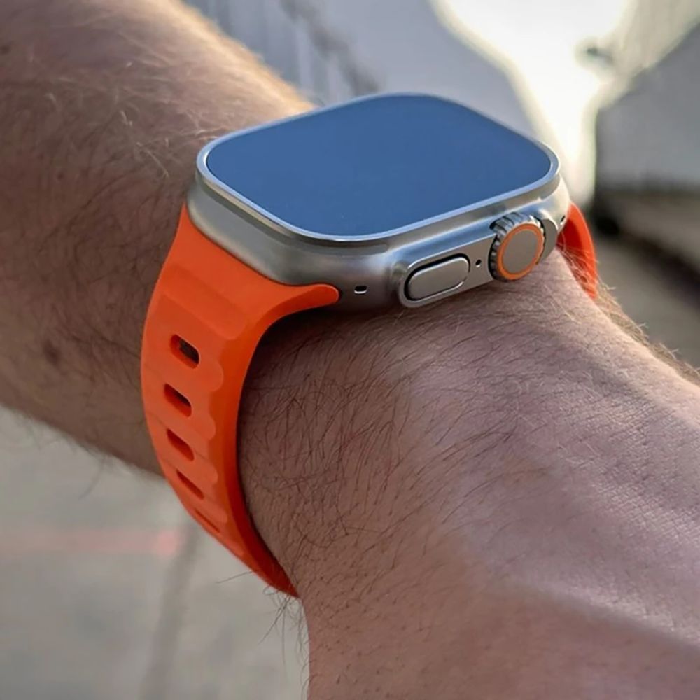 REMIENOK DOOP ICONBAND LINE APPLE WATCH 6 / 7 / 8 / 9 / 10 / SE / ULTRA 1 / 2 (44 / 45 / 46 / 49 MM) STARLIGHT