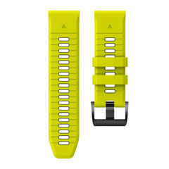 SILIKÓNOVÝ REMIENOK NA GARMIN 26MM FENIX 3 / 5X / 3HR / 5X PLUS / 6X / 6X PRO / 7X DOOP EXPLORER PRO LIME / BLACK