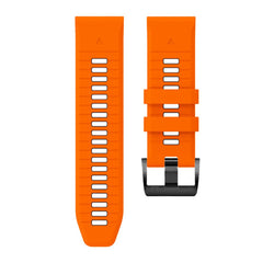 SILIKÓNOVÝ REMIENOK NA GARMIN 26MM FENIX 3 / 5X / 3HR / 5X PLUS / 6X / 6X PRO / 7X DOOP EXPLORER PRO ORANGE / BLACK