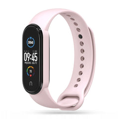 SILIKÓNOVÝ REMIENOK NA XIAOMI MI BAND 5 / 6 / 6 NFC / 7 HEYBAND ICON PINK