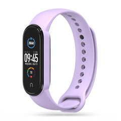 SILIKÓNOVÝ REMIENOK NA XIAOMI MI BAND 5 / 6 / 6 NFC / 7 HEYBAND ICON VIOLET