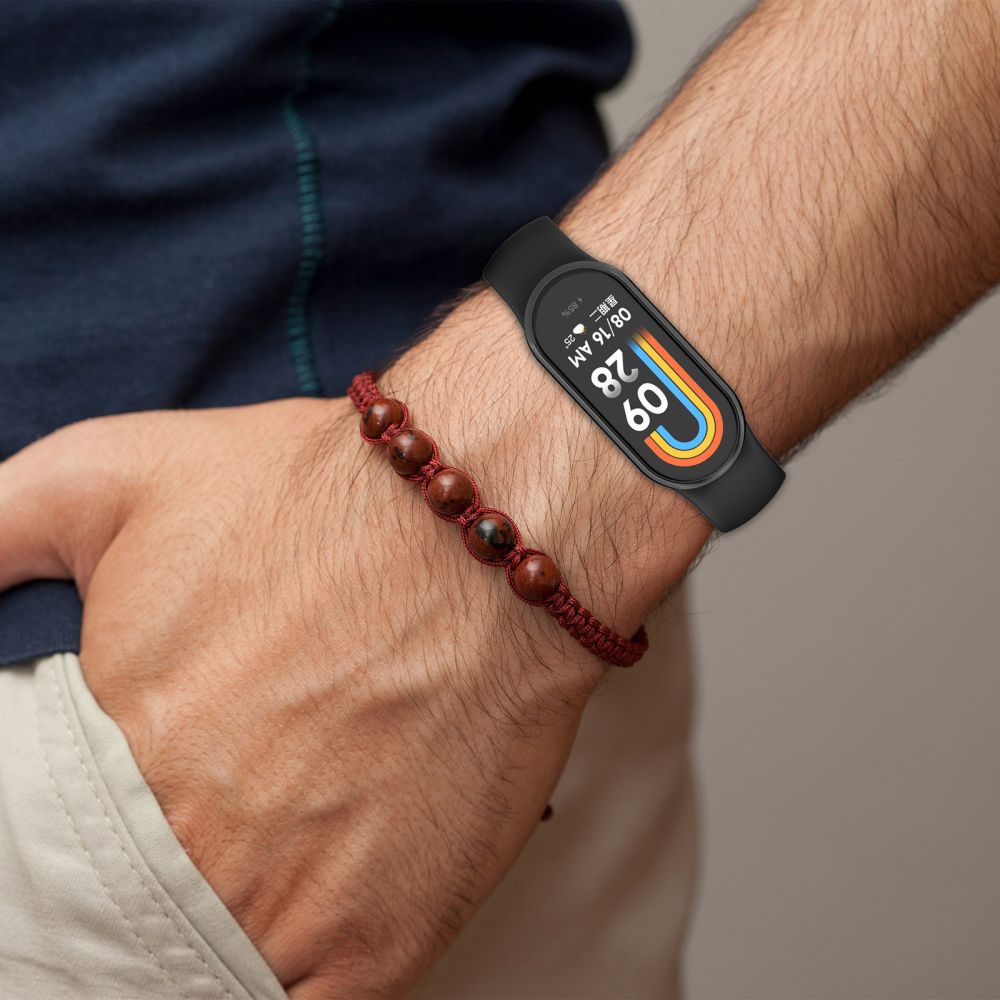 SILIKONSKA  ZA XIAOMI MI BAND 8 / 9 / NFC HEYBAND ICON BLACK