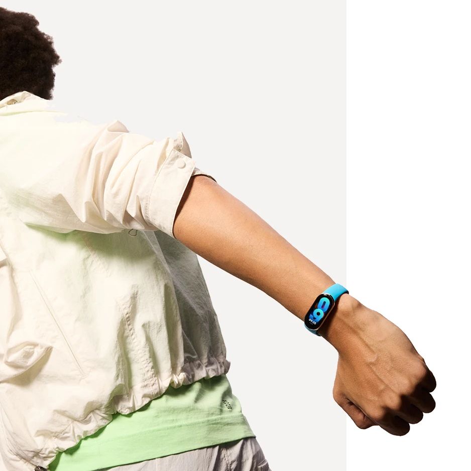 SILIKONSKA  ZA XIAOMI MI BAND 8 / 9 / NFC HEYBAND ICON BLACK