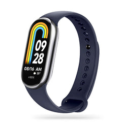 SILIKÓNOVÝ REMIENOK NA XIAOMI MI BAND 8 / 9 / NFC HEYBAND ICON NAVY