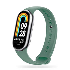 SILIKÓNOVÝ REMIENOK NA XIAOMI MI BAND 8 / 9 / NFC HEYBAND ICON OLIVE