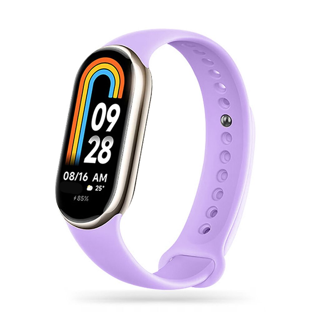 SILIKONSKA  ZA XIAOMI MI BAND 8 / 9 / NFC HEYBAND ICON LJUBIČASTA