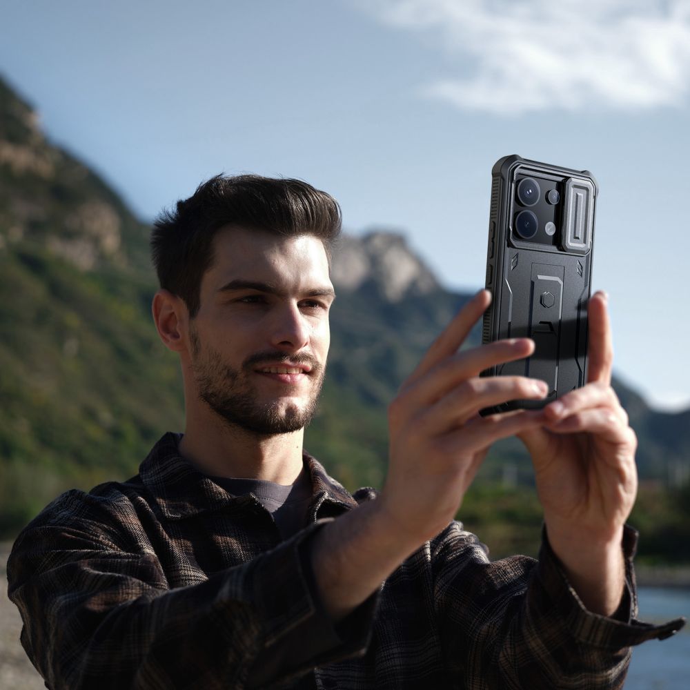 KRYT TECH-PROTECT KEVLAR CAM+ XIAOMI REDMI NOTE 13 PRO 5G / POCO X6 5G BLACK