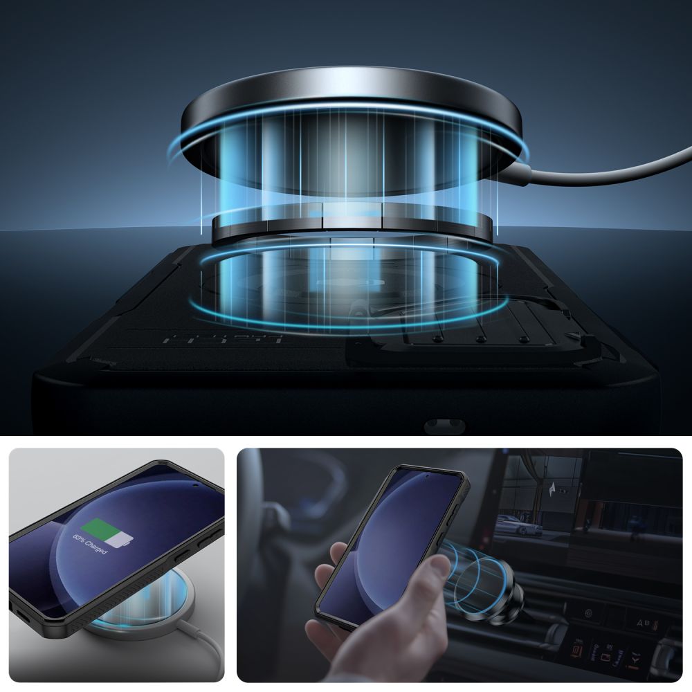  TECH-PROTECT KEVLAR MAGSAFE+ GALAXY S25+ PLUS CRNA
