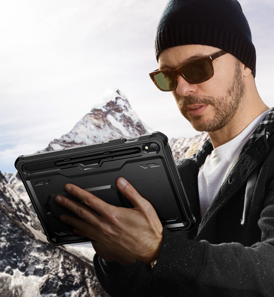  / OMOT ZA SAMSUNG GALAXY TAB S9 11.0 X710 / X716B TECH-PROTECT KEVLAR PRO CRNA