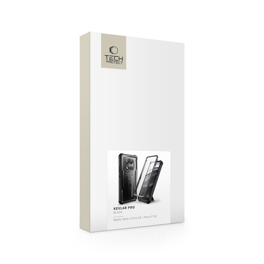  TECH-PROTECT KEVLAR PRO XIAOMI REDMI NOTE 14 PRO 5G / POCO X7 5G CRNA