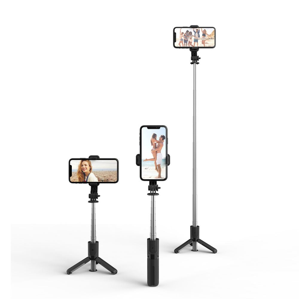  ZA SELFIE TECH-PROTECT L02S BEŽIČNA SELFIE STICK TRIPOD CRNA
