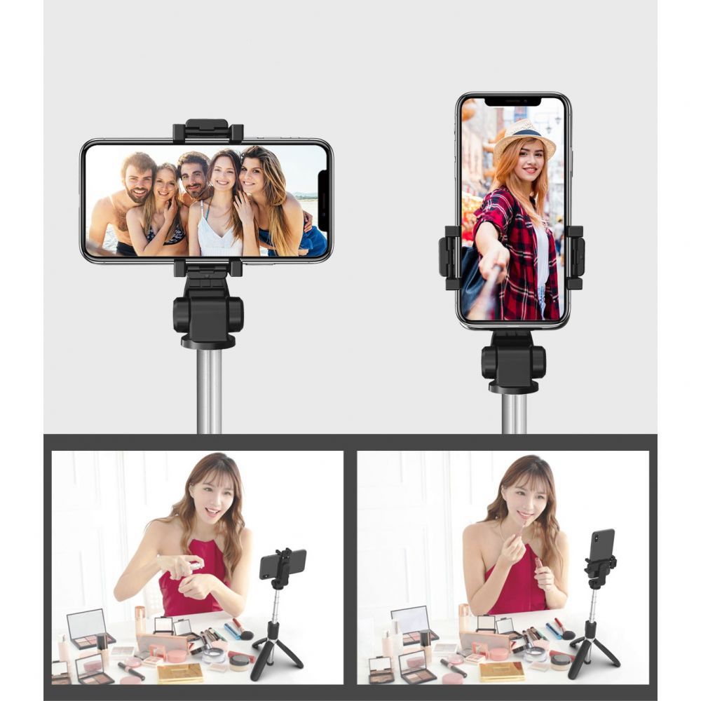  ZA SELFIE TECH-PROTECT L02S BEŽIČNA SELFIE STICK TRIPOD CRNA