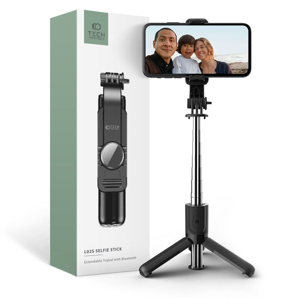 ZA SELFIE TECH-PROTECT L02S BEŽIČNA SELFIE STICK TRIPOD CRNA