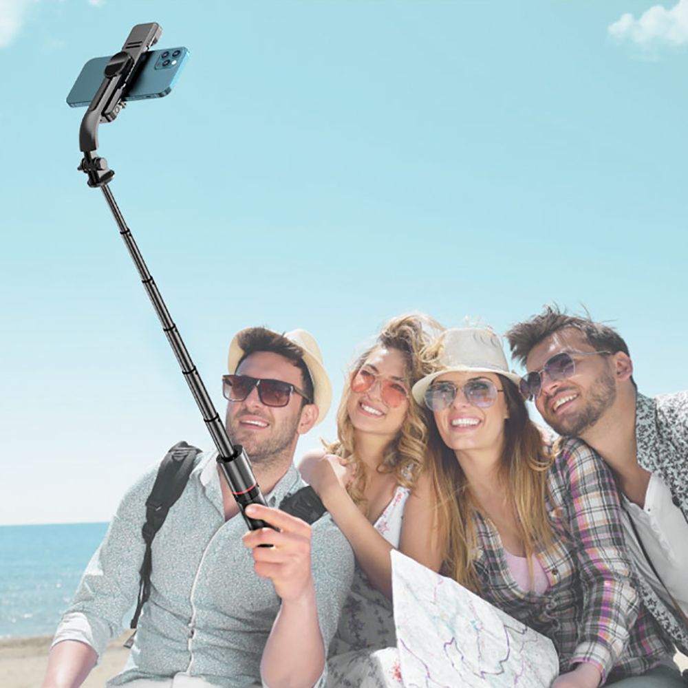 SELFIE TYČ TECH-PROTECT L05S WIRELESS SELFIE STICK TRIPOD & LED LIGHT BLACK