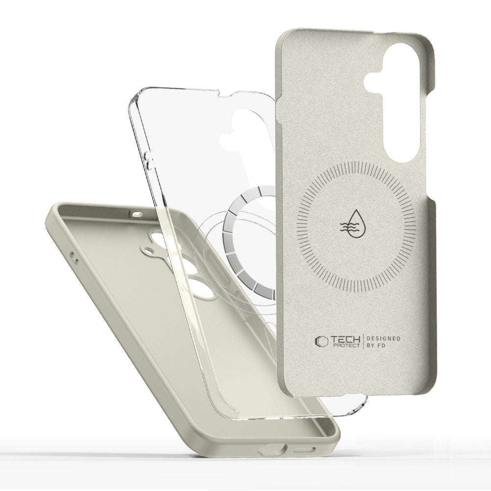  TECH-PROTECT TEKUĆI SILIKON MAGSAFE GALAXY S25 COSMIC LATTE