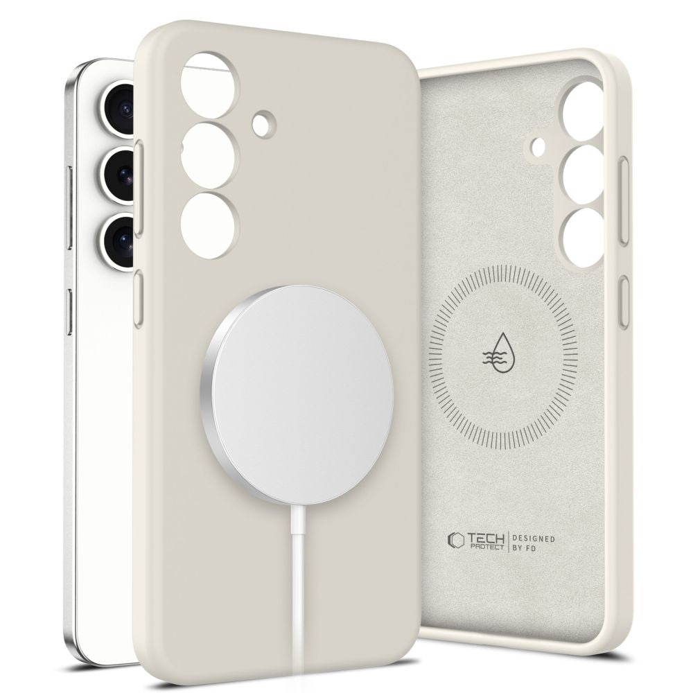  TECH-PROTECT TEKUĆI SILIKON MAGSAFE GALAXY S25 COSMIC LATTE
