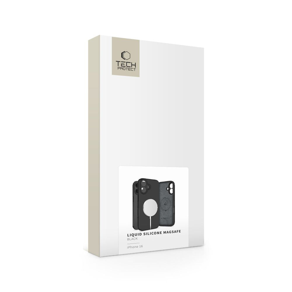 KRYT TECH-PROTECT LIQUID SILICONE MAGSAFE IPHONE 16 BLACK