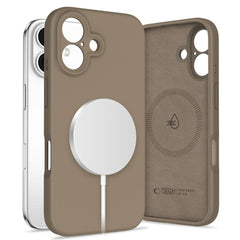 KRYT TECH-PROTECT LIQUID SILICONE MAGSAFE IPHONE 16 CHOCOLATE BROWN