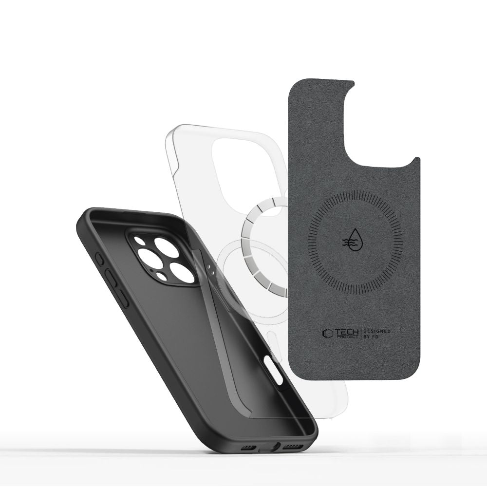 KRYT TECH-PROTECT LIQUID SILICONE MAGSAFE IPHONE 16 PRO BLACK