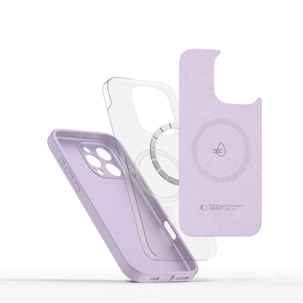KRYT TECH-PROTECT LIQUID SILICONE MAGSAFE IPHONE 16 PRO MAUVE