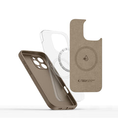  TECH-PROTECT TEKUĆI SILIKON MAGSAFE IPHONE 16 PRO MAX ČOKOLADNO SMEĐA