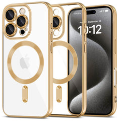  ZA IPHONE 16 PRO TECH-PROTECT MAGFLEX MAGSAFE SJAJNO ZLATA