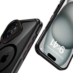 KRYT TECH-PROTECT MAGHYBRID MAGSAFE IPHONE 16 BLACK/RED