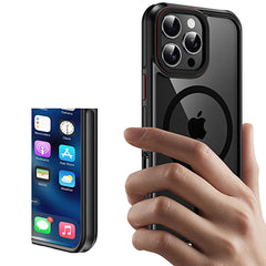  TECH-PROTECT MAGHYBRID MAGSAFE IPHONE 16 PRO CRNA/CRVENA
