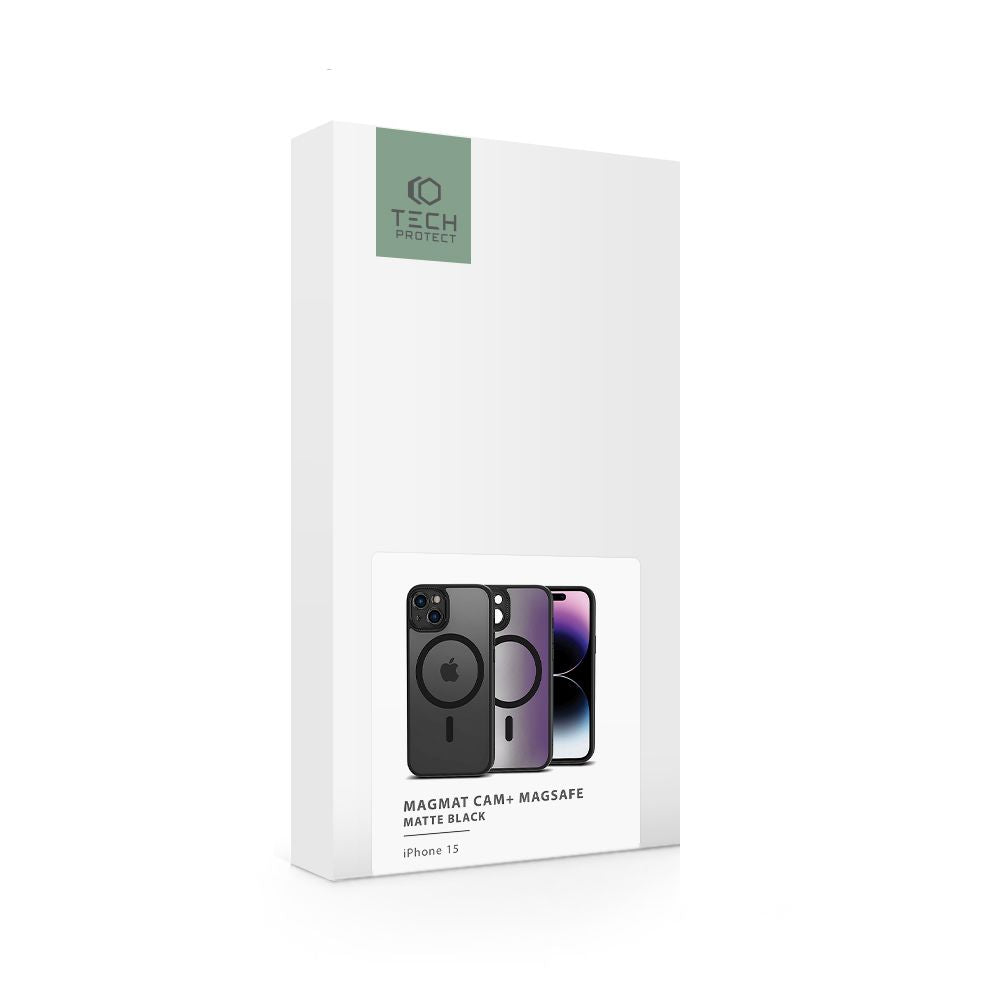 KRYT TECH-PROTECT MAGMAT CAM+ MAGSAFE IPHONE 15 MATTE BLACK