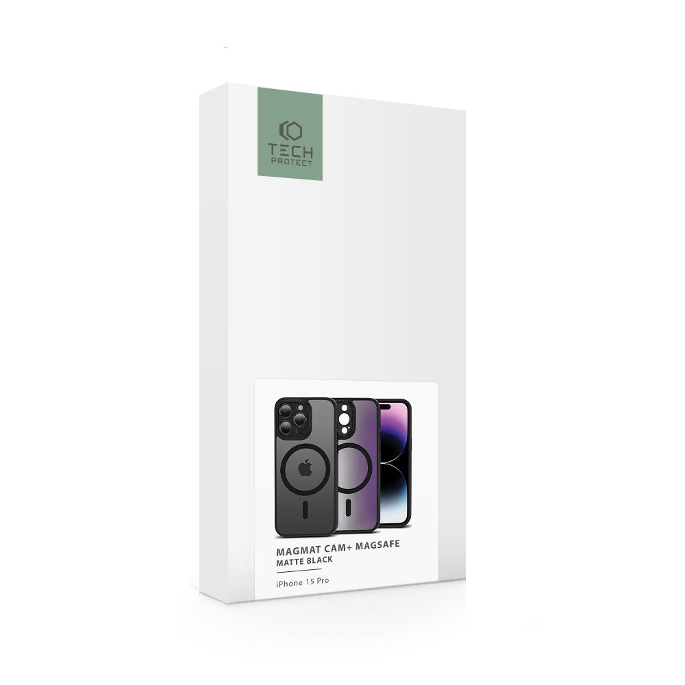 KRYT TECH-PROTECT MAGMAT CAM+ MAGSAFE IPHONE 15 PRO MATTE BLACK