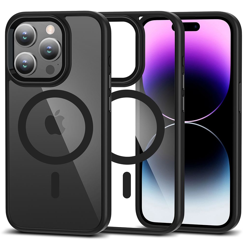 KRYT NA IPHONE 15 PRO MAGSAFE HEYCASE MAGMAT BLACK/CLEAR
