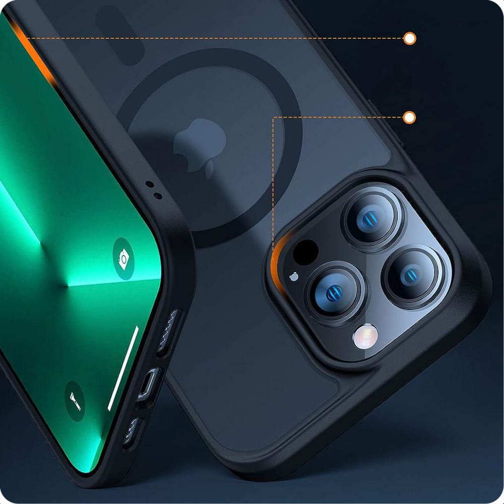 KRYT NA IPHONE 15 PRO MAX MAGSAFE HEYCASE MAGMAT MATTE BLACK