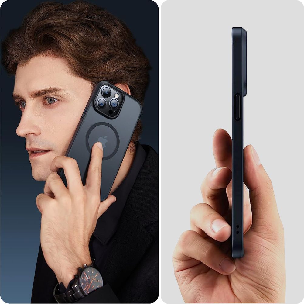 KRYT NA IPHONE 15 PRO MAX MAGSAFE HEYCASE MAGMAT MATTE BLACK