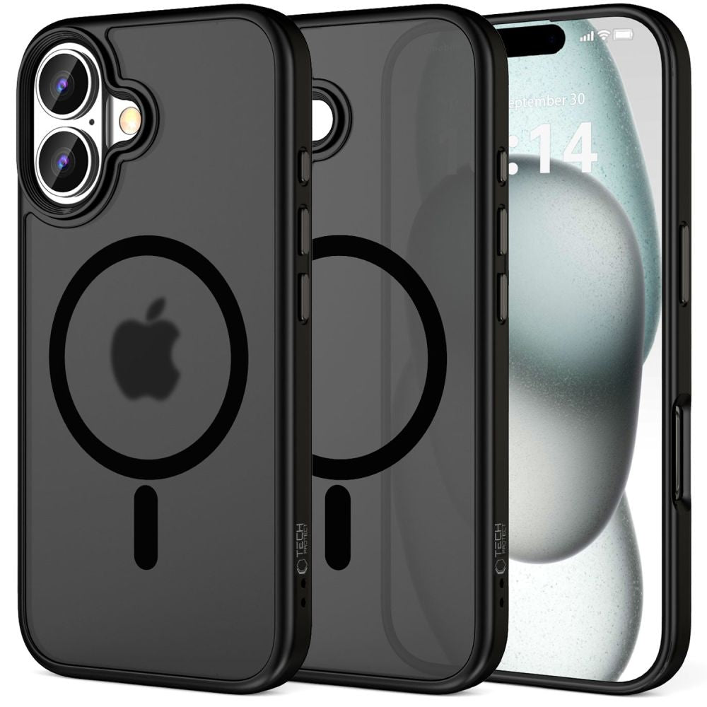 KRYT NA IPHONE 16 PLUS TECH-PROTECT MAGMAT MAGSAFE MATTE BLACK