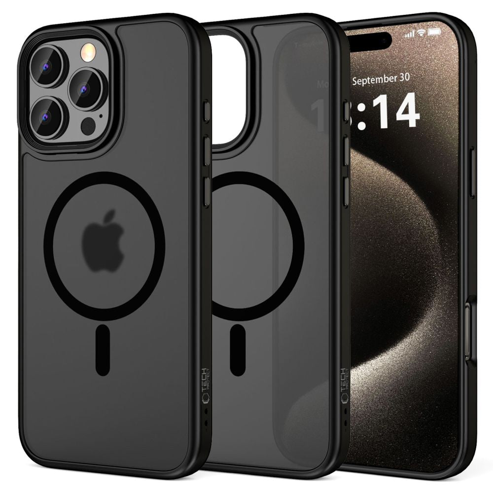  ZA IPHONE 16 PRO TECH-PROTECT MAGMAT MAGSAFE MATTE BLACK