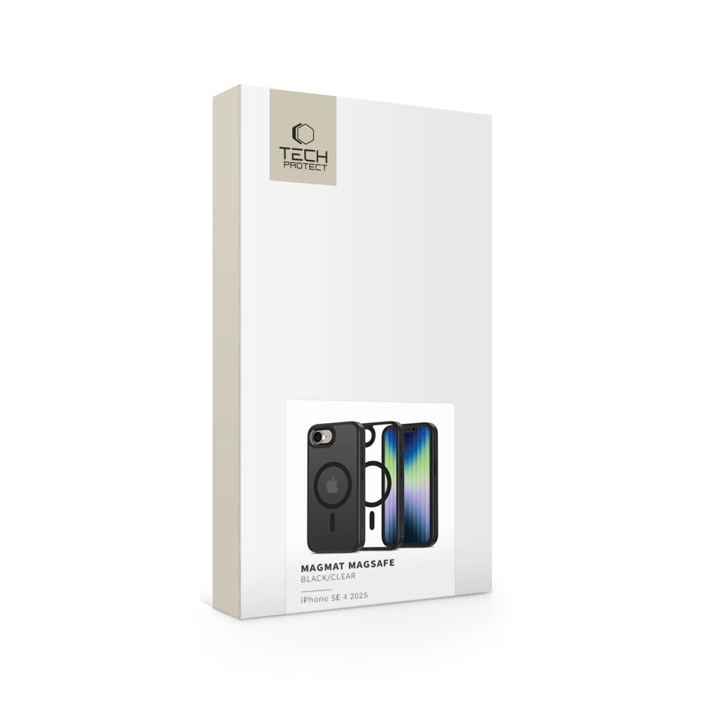  TECH-PROTECT MAGMAT MAGSAFE IPHONE 16E CRNA/PROZIRNA