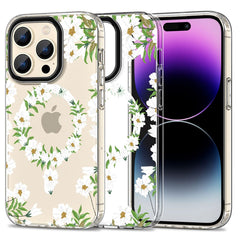  TECH-PROTECT MAGMOOD MAGSAFE IPHONE 15 PRO WHITE DAISY