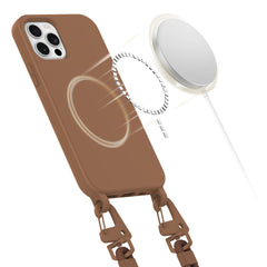  TECH-PROTECT MAGNECKLACE MAGSAFE IPHONE 12 / 12 PRO ČOKOLADNO SMEĐA