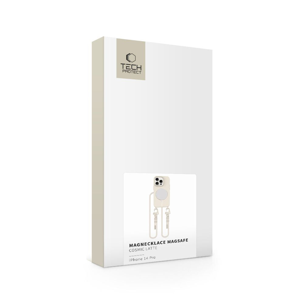  TECH-PROTECT MAGNECKLACE MAGSAFE IPHONE 14 PRO COSMIC LATTE