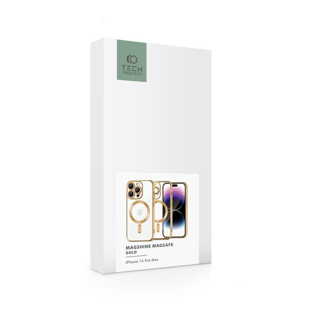 KRYT TECH-PROTECT MAGSHINE MAGSAFE IPHONE 15 PRO MAX GOLD